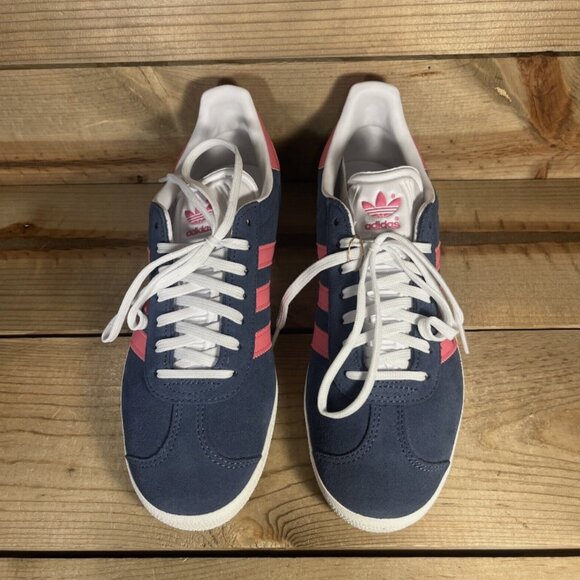 Adidas Gazelle “Preloved Ink Lucid Pink” Low Top Shoes - Picture 4 of 6